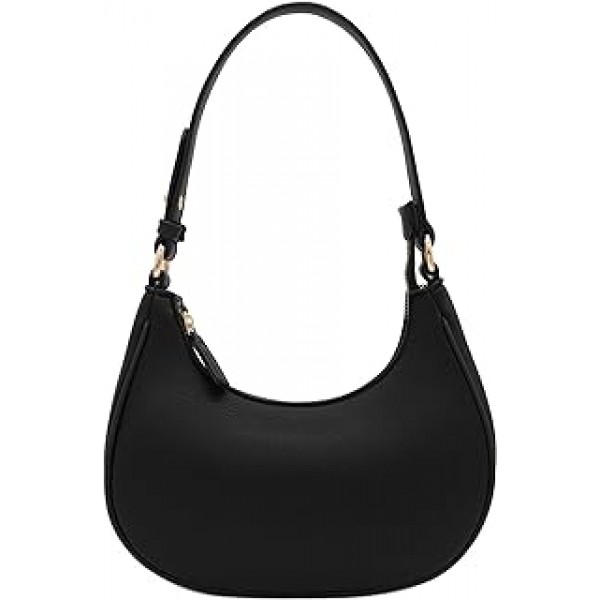 FashionPuzzle Small Crescent Shoulder Bag Underarm Purse